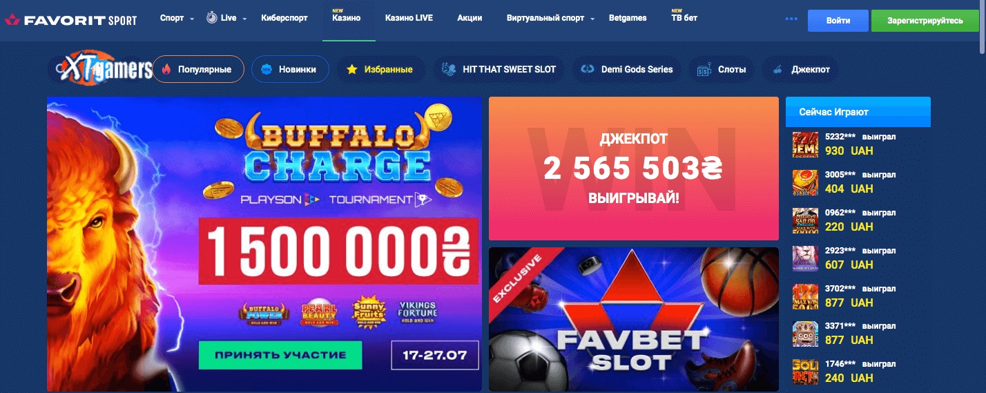 Онлайн казино Favorit – разновидности и особенности игровых.