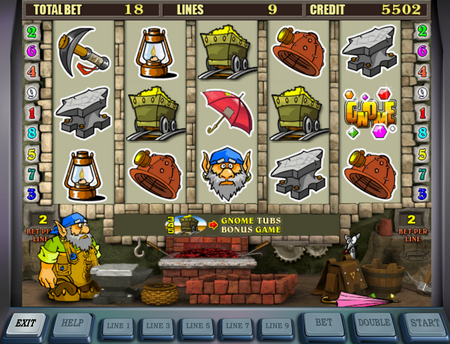 Игровой автомат🎰 Gnome - позитивная игра на деньги💰 правила.