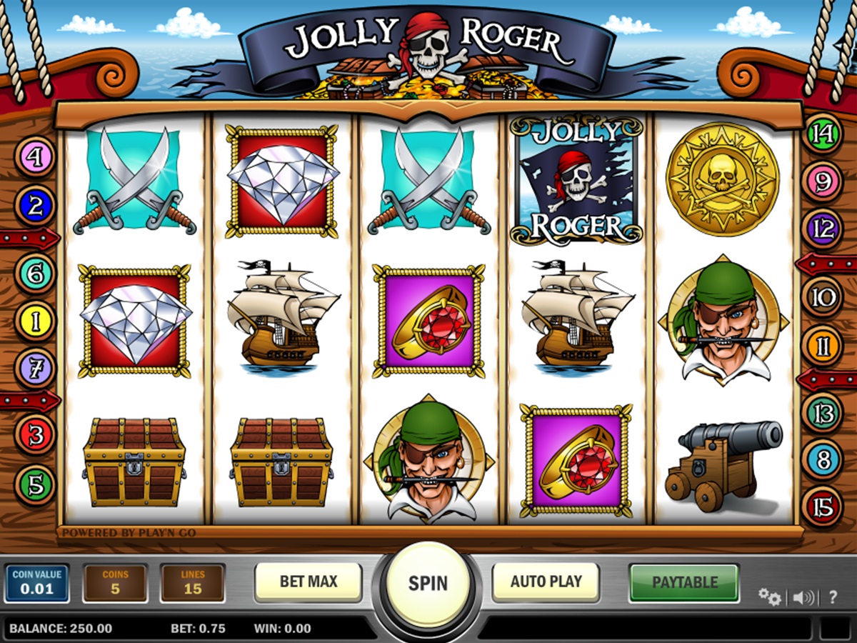 Игровой автомат Jolly Roger Веселый Роджер