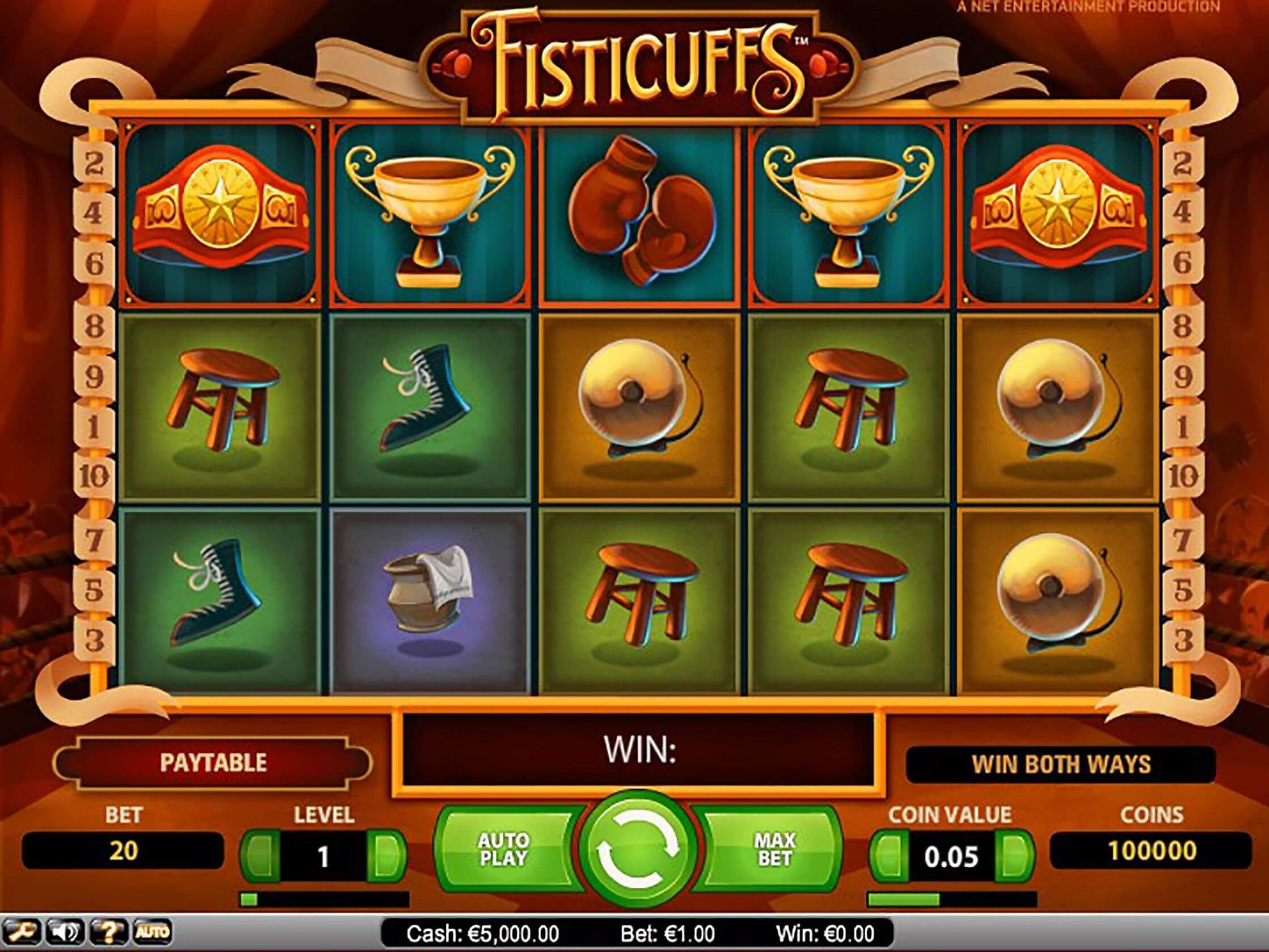 Игровой автомат онлайн Fisticuffs покажет без.