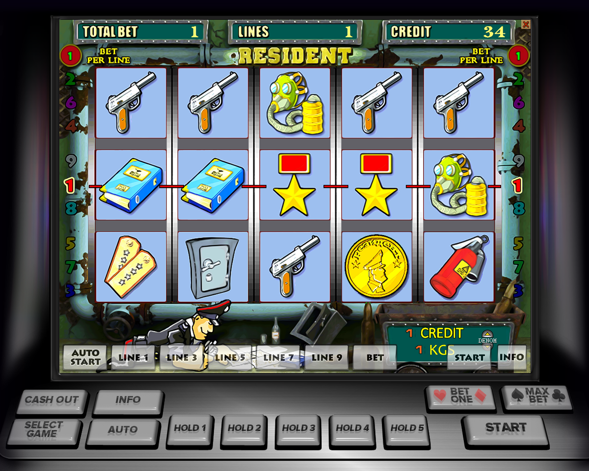 Игровой автомат Resident Резидент - играть онлайн бесплатно.