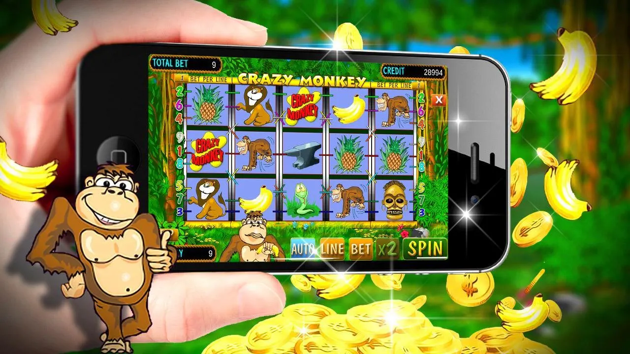 Crazymonkeyslot.netИгровой автомат Обезьянки бесплатно - играть онлайн в Crazy.