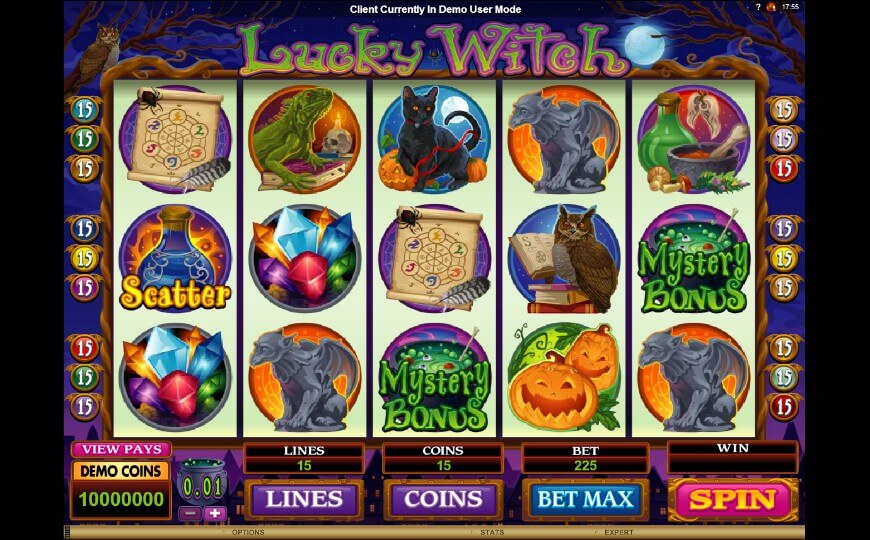Бесплатный игровой автомат Lucky Witch – Удачливая Ведьма онлайн
