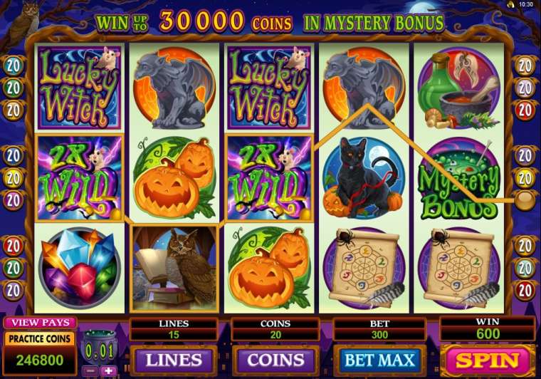 Казино представляет игровыой автомат Lucky Witch