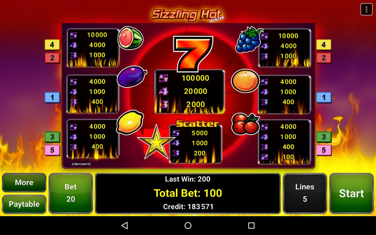 Игровой аппарат Sizzling Hot Deluxe без регистрации
