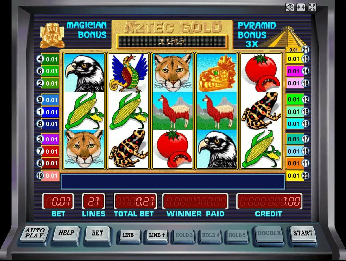 Игровой автомат Aztec Gold Пирамиды - Play Fortuna casino