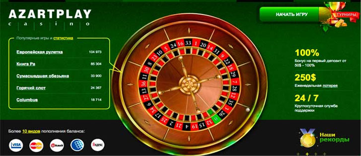 АзартПлей казино Официальный сайт казино AzartPlay Casino