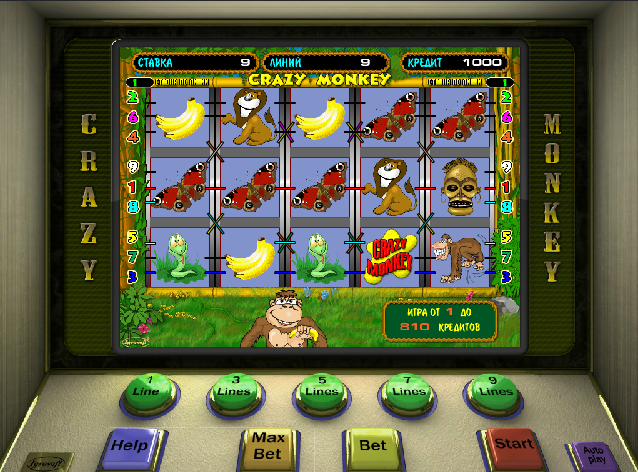 Игровые автоматы Игрософт Обезьянки Crazy Monkey, Крейзи Манки