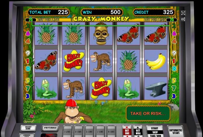 Игровой автомат Crazy Monkey Крейзи манки