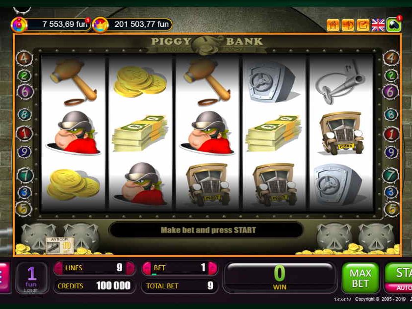 Piggy Bank Свинья копилка от Belatra — игровой автомат.