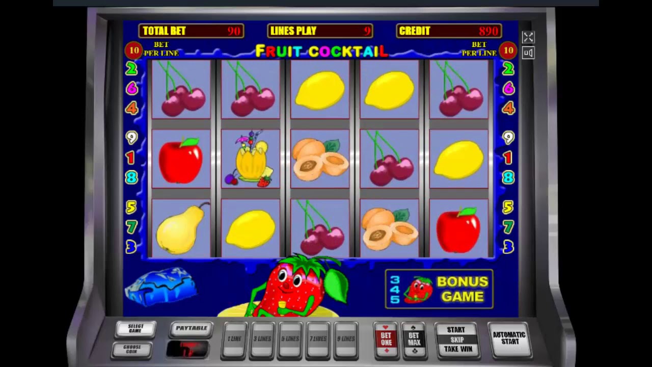 Автомат Fruit Cocktail Фруктовый Коктейль – играть на.