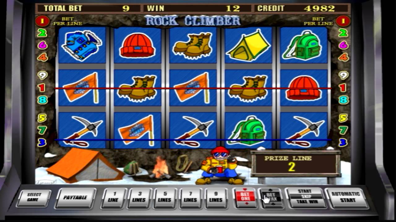 Игровой слот Rock Climber Скалолаз — играть на.