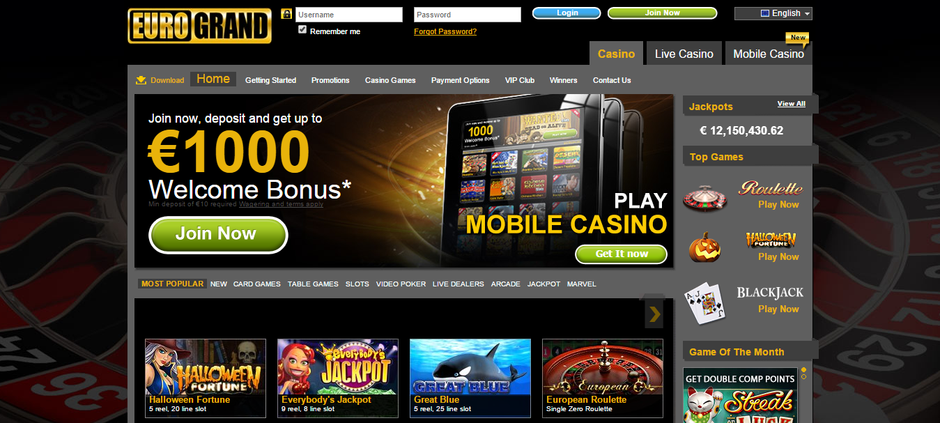 Объективный обзор Eurogrand Casino Еврогранд