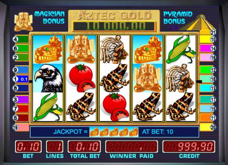 Играть в Aztec Gold Золото Ацтеков бесплатно и без.